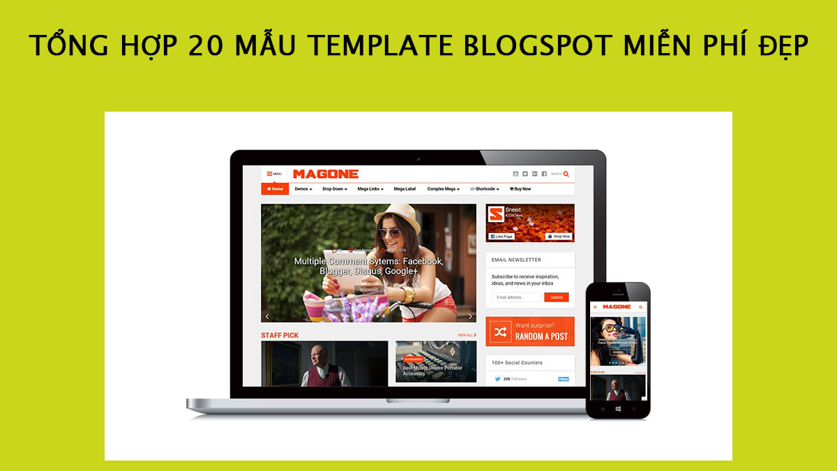 Tổng hợp 20 mẫu Template blogspot miễn phí đẹp – Blog Hải Nguyễn