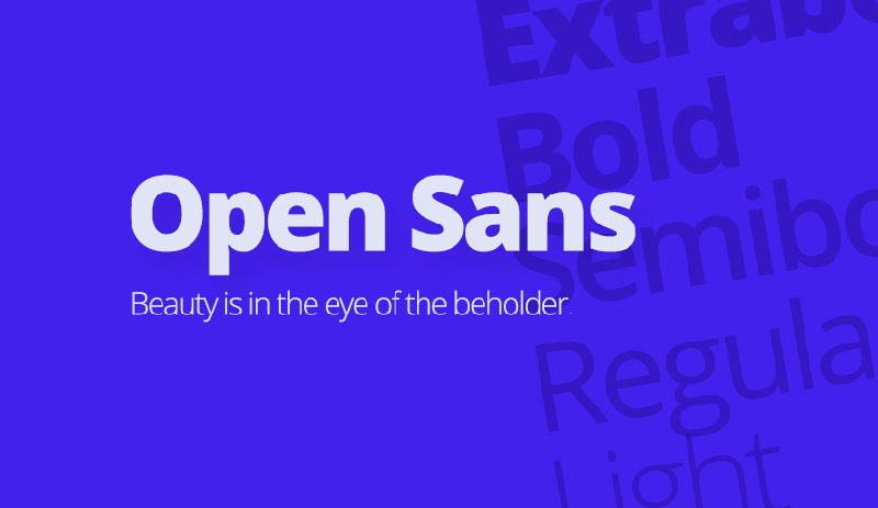 Font chữ Open Sans