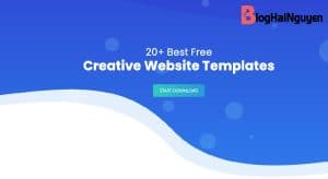 Top 20 trang web tải template website miễn phí đẹp và tốt nhất hiện nay